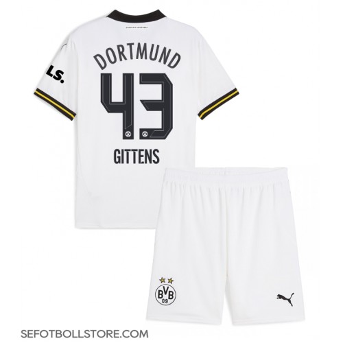 Borussia Dortmund Jamie Bynoe-Gittens #43 Replika babykläder Tredjeställ Barn 2024-25 Kortärmad (+ korta byxor)